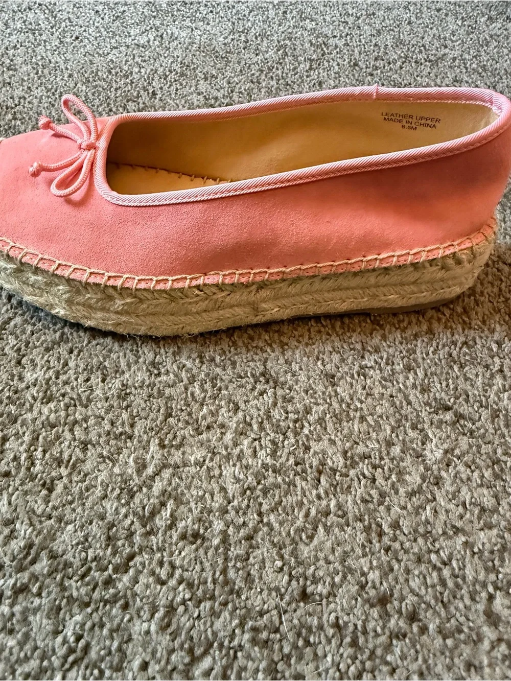Talbots Pink Espadrille 6.5 Shoes for Women